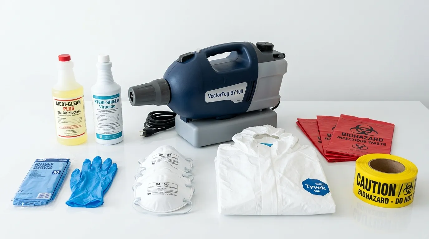 Professional biohazard remediation crew working in Setauket-East Setauket